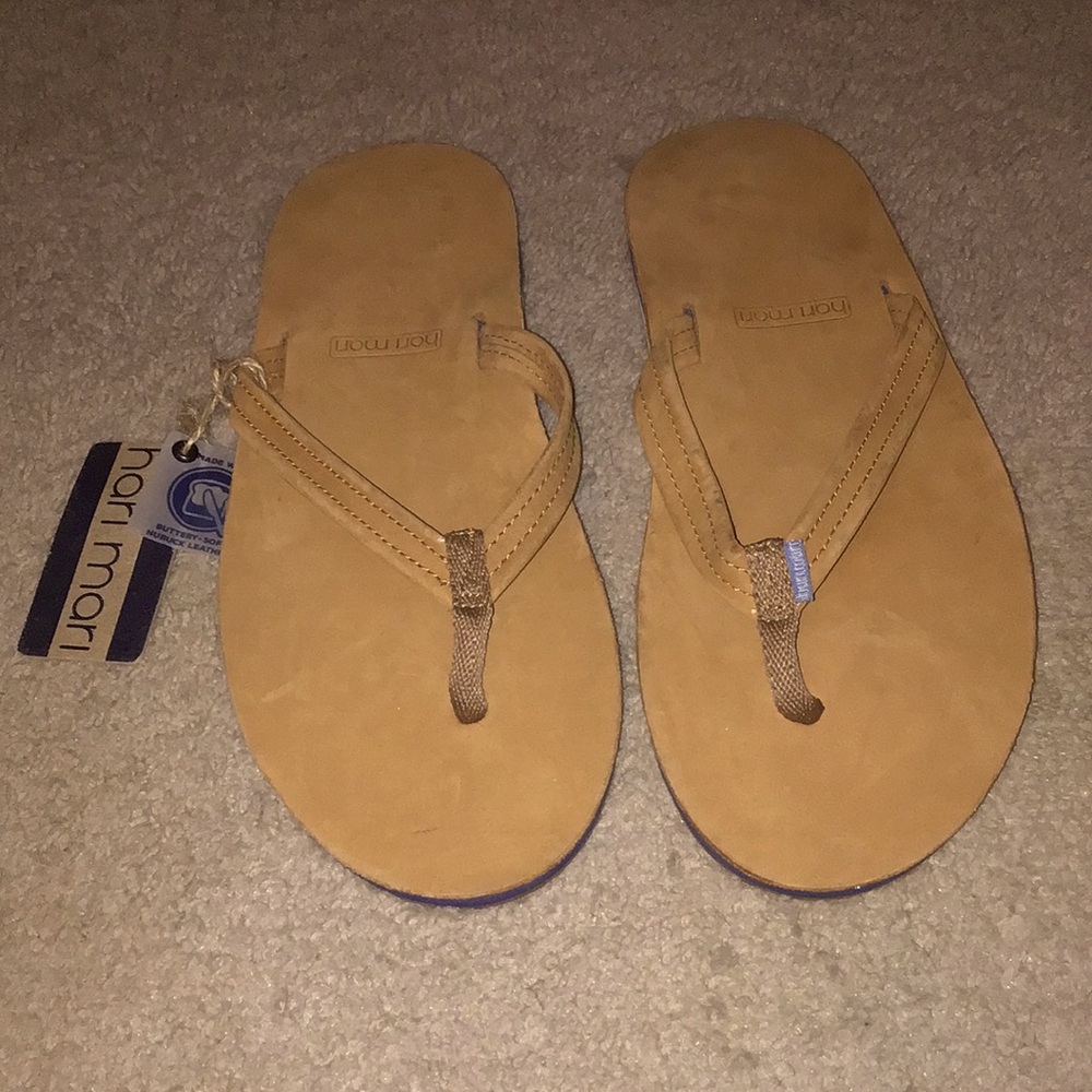 Hari Mari Tan Flip Flops